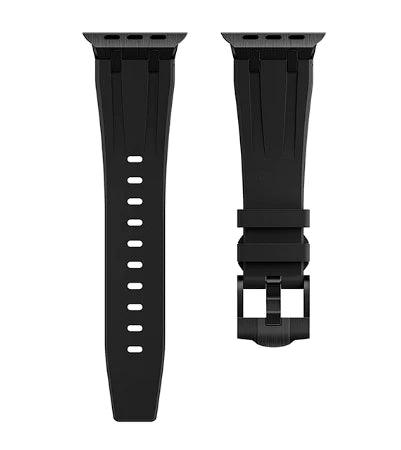 Movanchi Luxury strap for Apple Ultra Watch Band 49mm/45mm/44mm/42mm with Stainless Steel Adapter (Full Black)